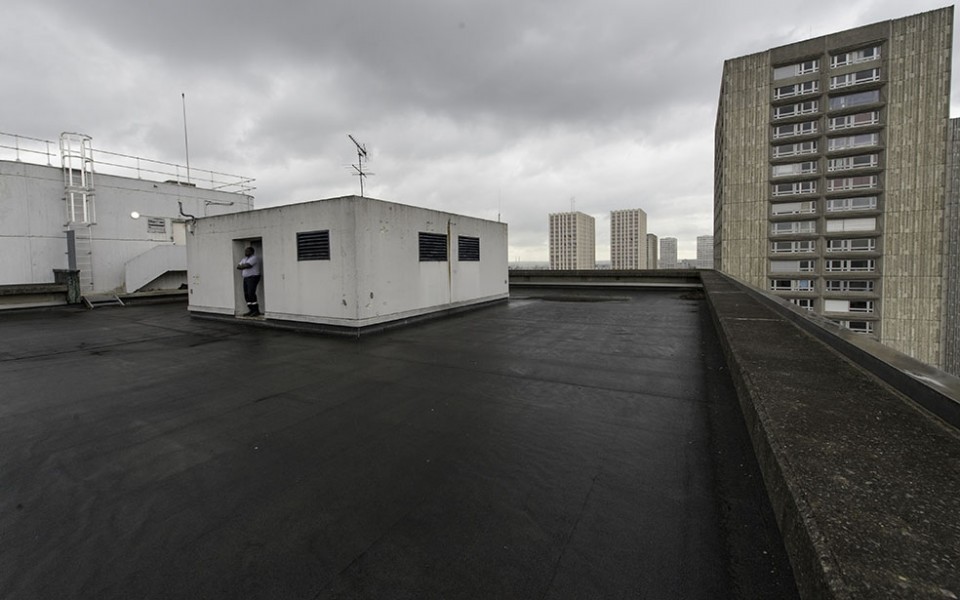 Le toit du Centre Pierre Mendès France (université Paris-Sorbonne) dans le 13e. © Mairie de Paris-Jean-Pierre Vuguié