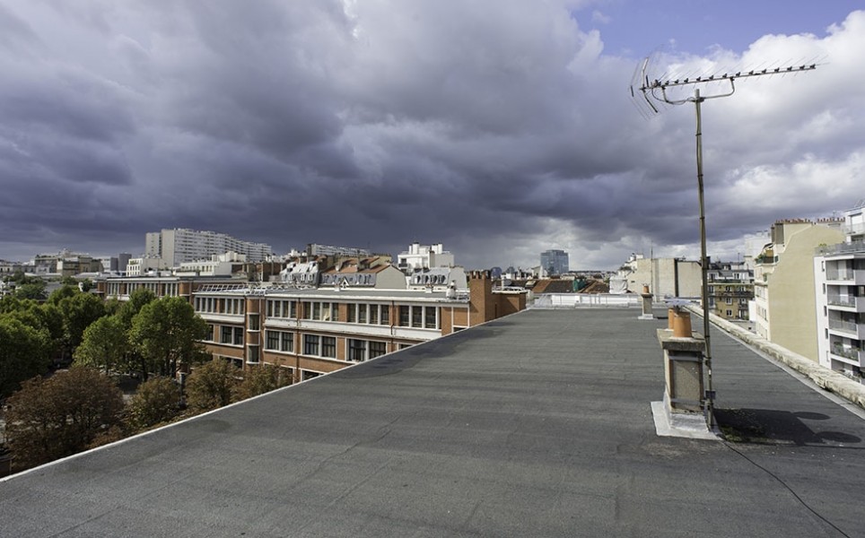 Le toit du collège Modigliani dans le 15e. © Mairie de Paris-Jena-Pierre Viguié