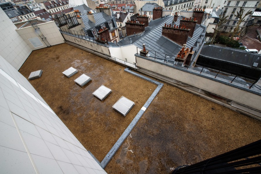 Toit-terrasse de l'opéra Bastille. Source : Ville de Paris