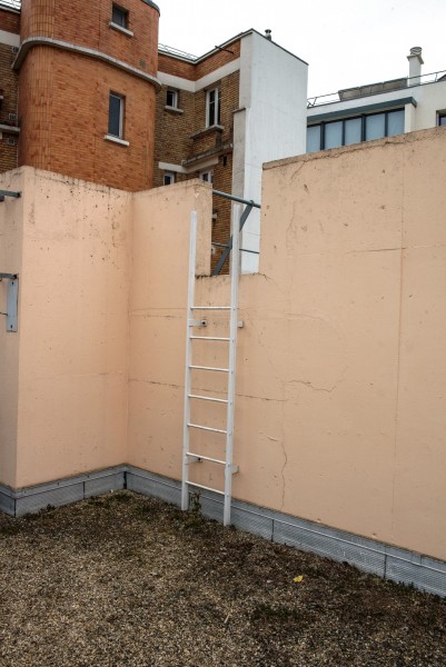 Conservatoire Georges Bizet. Détail accès à la  terrasse C. Source : Mairie de Paris Christophe Noel ©