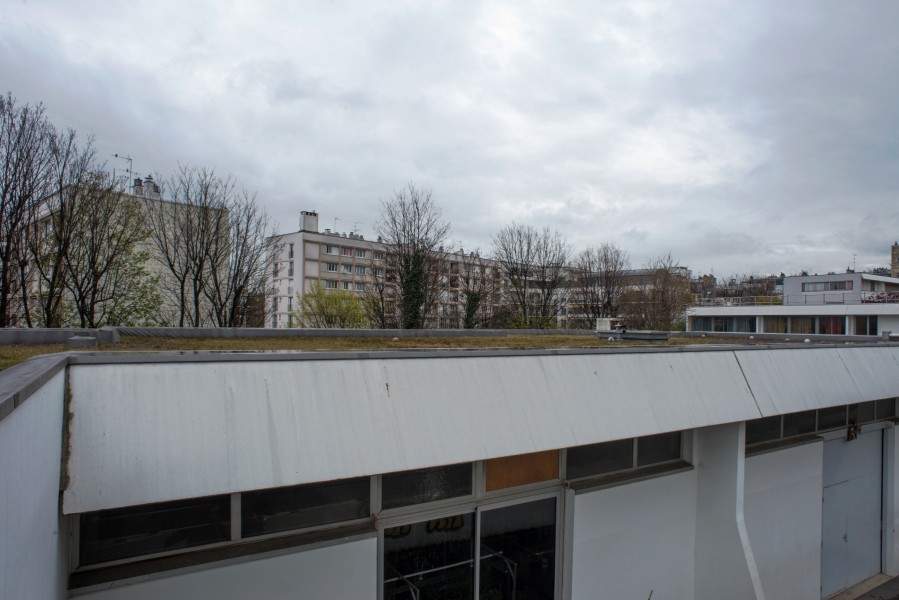 Collège Pailleron. Détail terrasse A. Source : Mairie de Paris Jean-Pierre Viguié ©