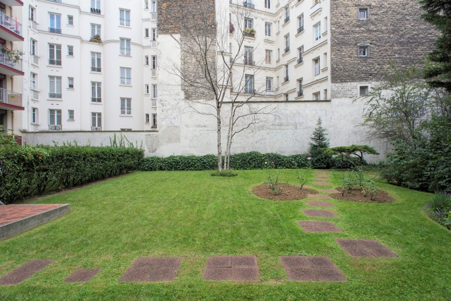 Jardin du 44 rue d'Alésia. Source : Mairie de Paris Jean-Pierre Viguié®