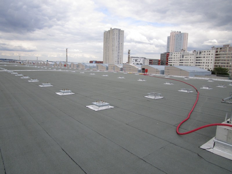 Chapelle international.Détail des éléments de structure permettant l'installation d'une serre. Source : Mairie de Paris