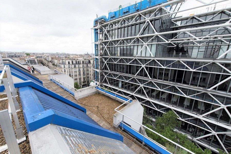 Terrasses du 4 rue Brantôme (3e). Source : Mairie de Paris Jean-Pierre Viguié®