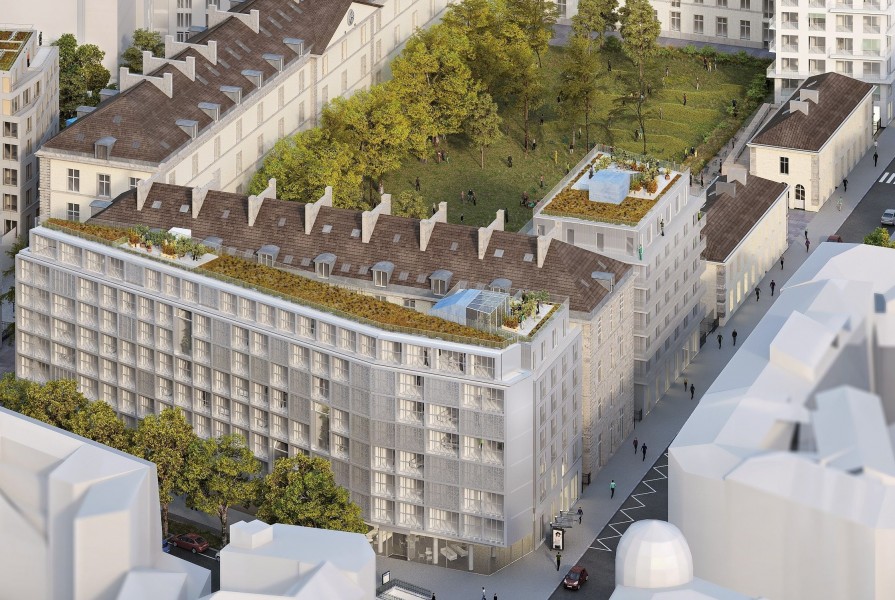 Site Caserne de Reuilly Lot A. Source : LIN Architectes Urbanistes