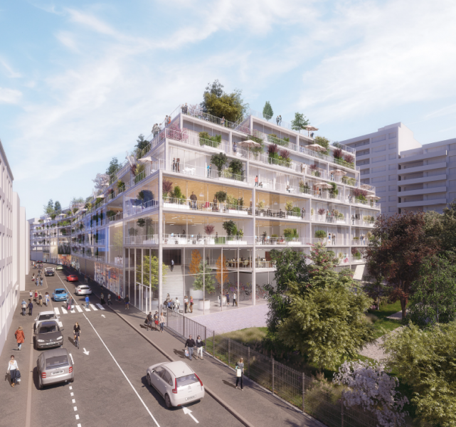 Visuel du projet 108 avenue de France. Source : Icade/Chartier Dalix