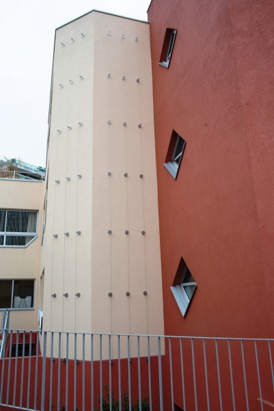 Site groupe scolaire Château des Rentiers, Mur 1. Source : Mairie de Paris Antoine Polez®