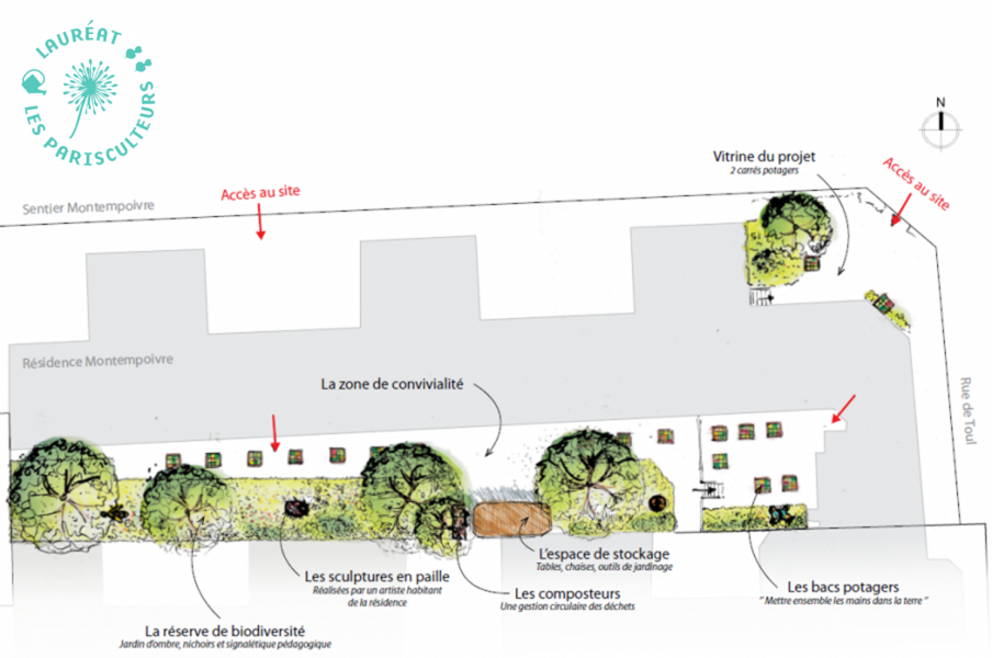 Jardin Monte en Graine Crédits @Urbanescence