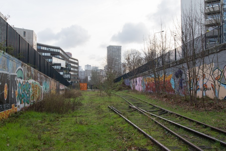 Petite Ceinture - Tronçon Rungis. Source : Mairie de Paris Antoine Polez®