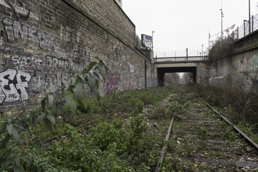 Petite Ceinture Tronçon Ornano-Poissonniers. Source : Mairie de Paris Jean-Pierre Viguié®