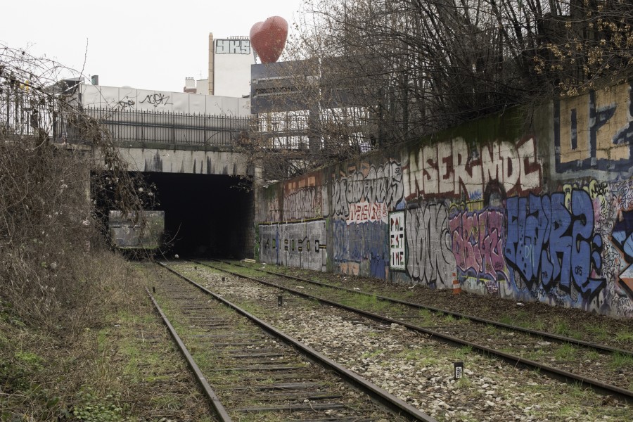 Petite Ceinture Tronçon Ornano-Poissonniers. Source : Mairie de Paris Jean-Pierre Viguié®